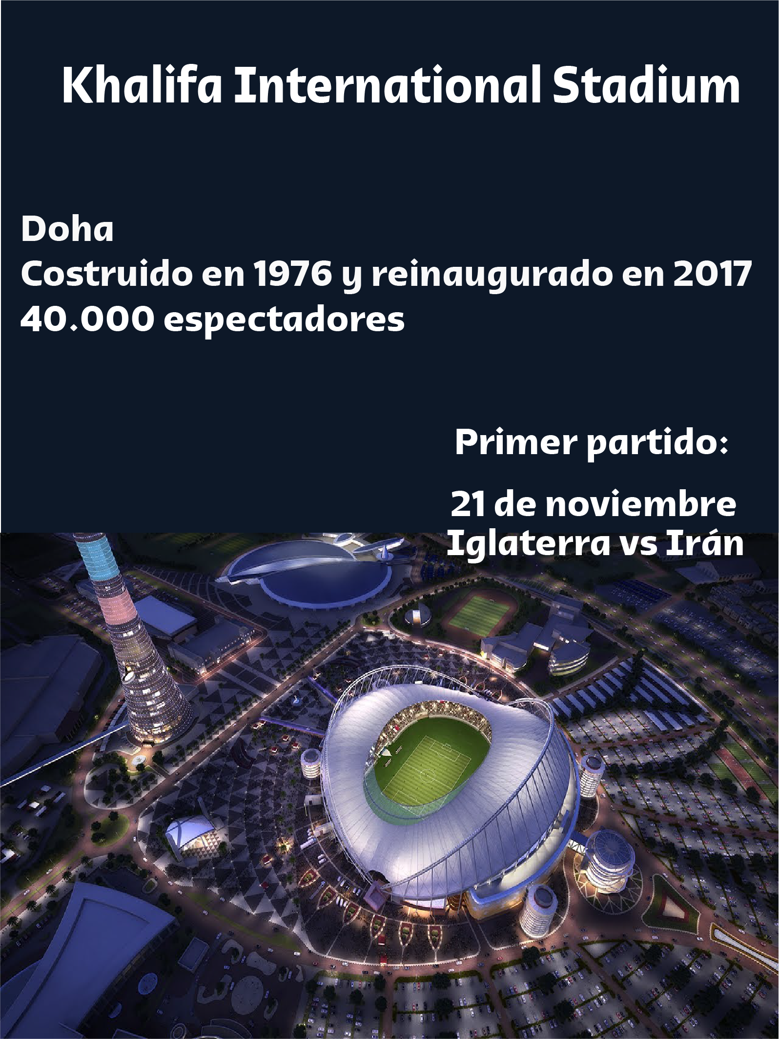 Frontera Digital, Mundial Qatar 2022, Khalifa International Stadium